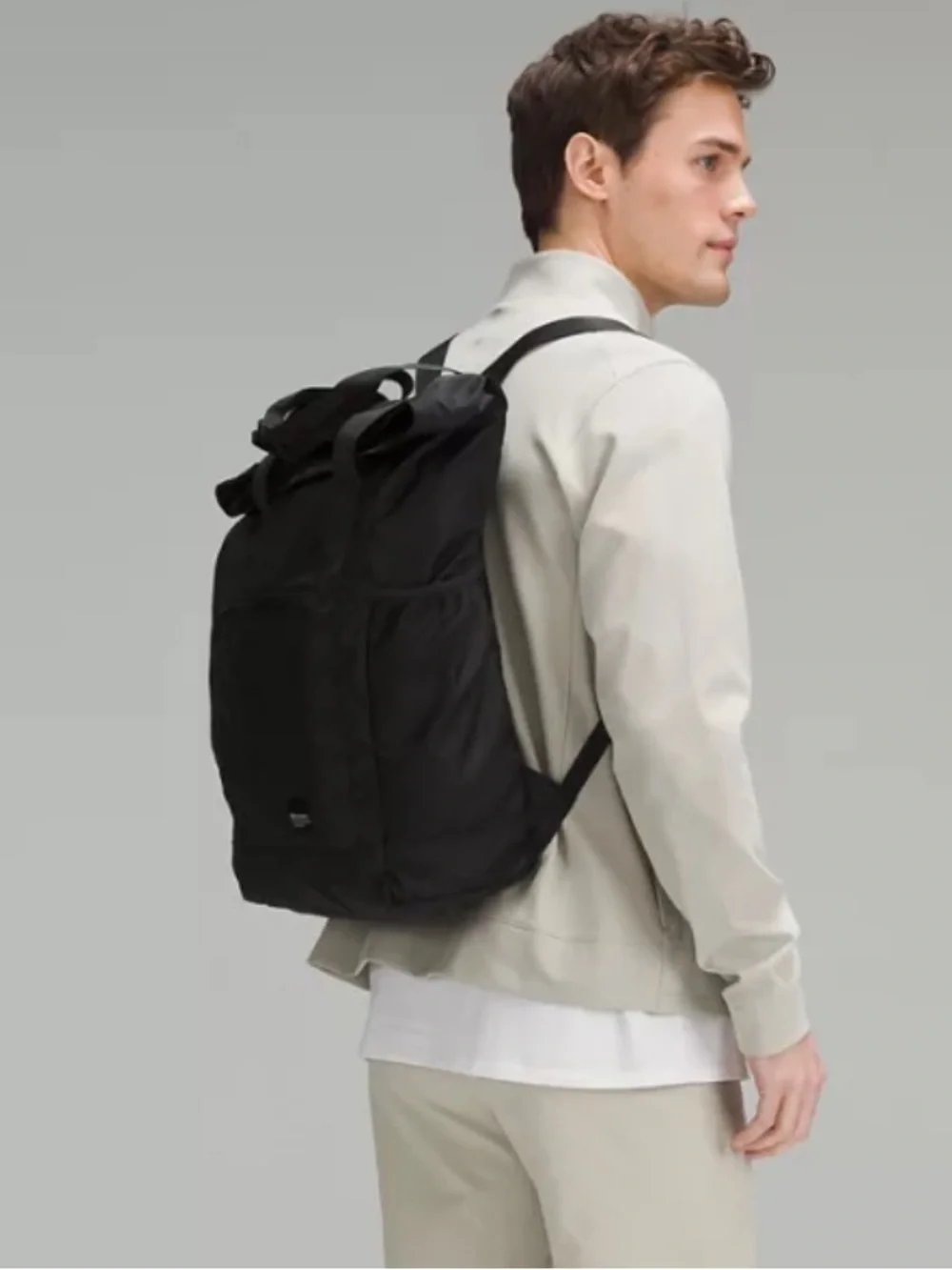 lululemon athletica Packable Roll-Top Backpack - Black - Picture 2 of 11
